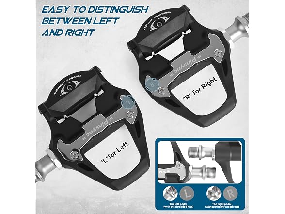 SPD-SL Compatible Road Bike Pedals
