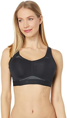 Champion Women's Motion Control Underwire Sports Bra Bra, -black, 34DD