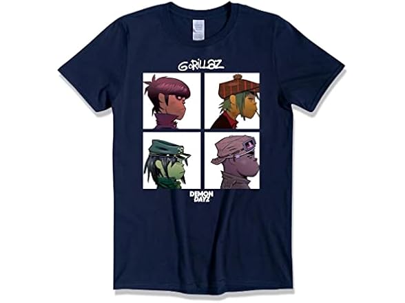 Men’s Gorillaz Band Concert Tee