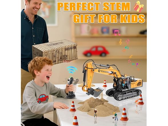 KIZJORYA Remote Control Excavator