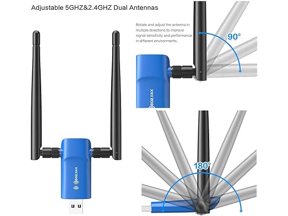 Nineplus Wi-Fi 6 USB 3.0 Wireless Adapter