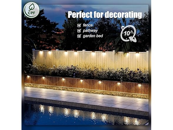 (16 Pack) SOLPEX Solar Deck Lights