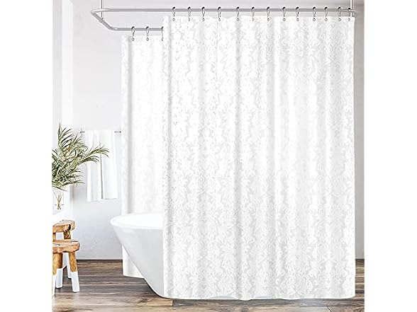 Clawfoot Tub Vintage Damask Shower Curtain Se