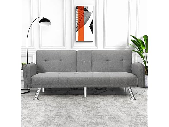 IULULU Futon Sofa Bed, Convertible Couch