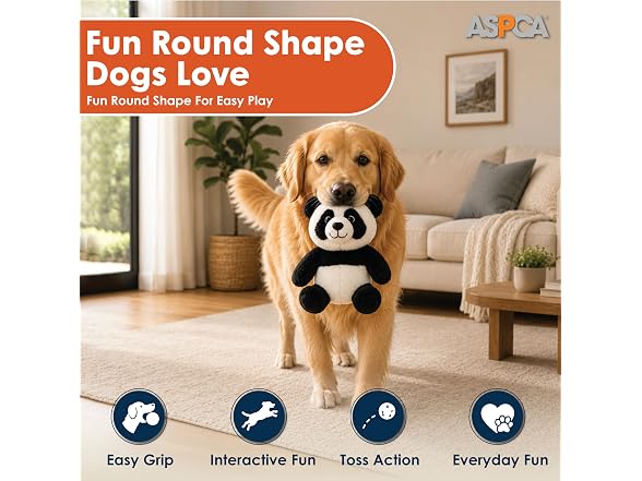ASPCA ASPCA Plush Squeaky Dog Toy for Small
