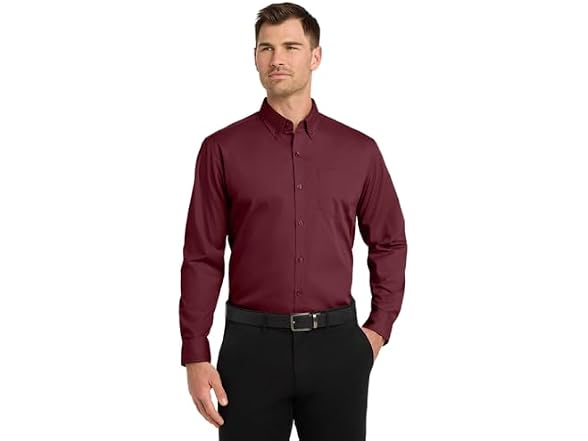 Port Authority Men (XL) Long Sleeve Carefree Shirt