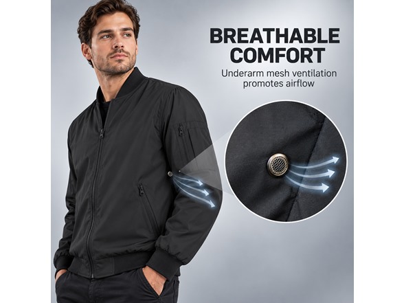 Mens Lightweight Bomber Jacket