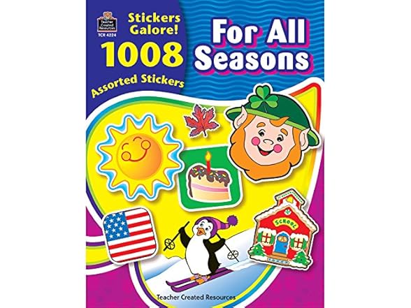 All Seasons Sticker Book (Pack of 1008)