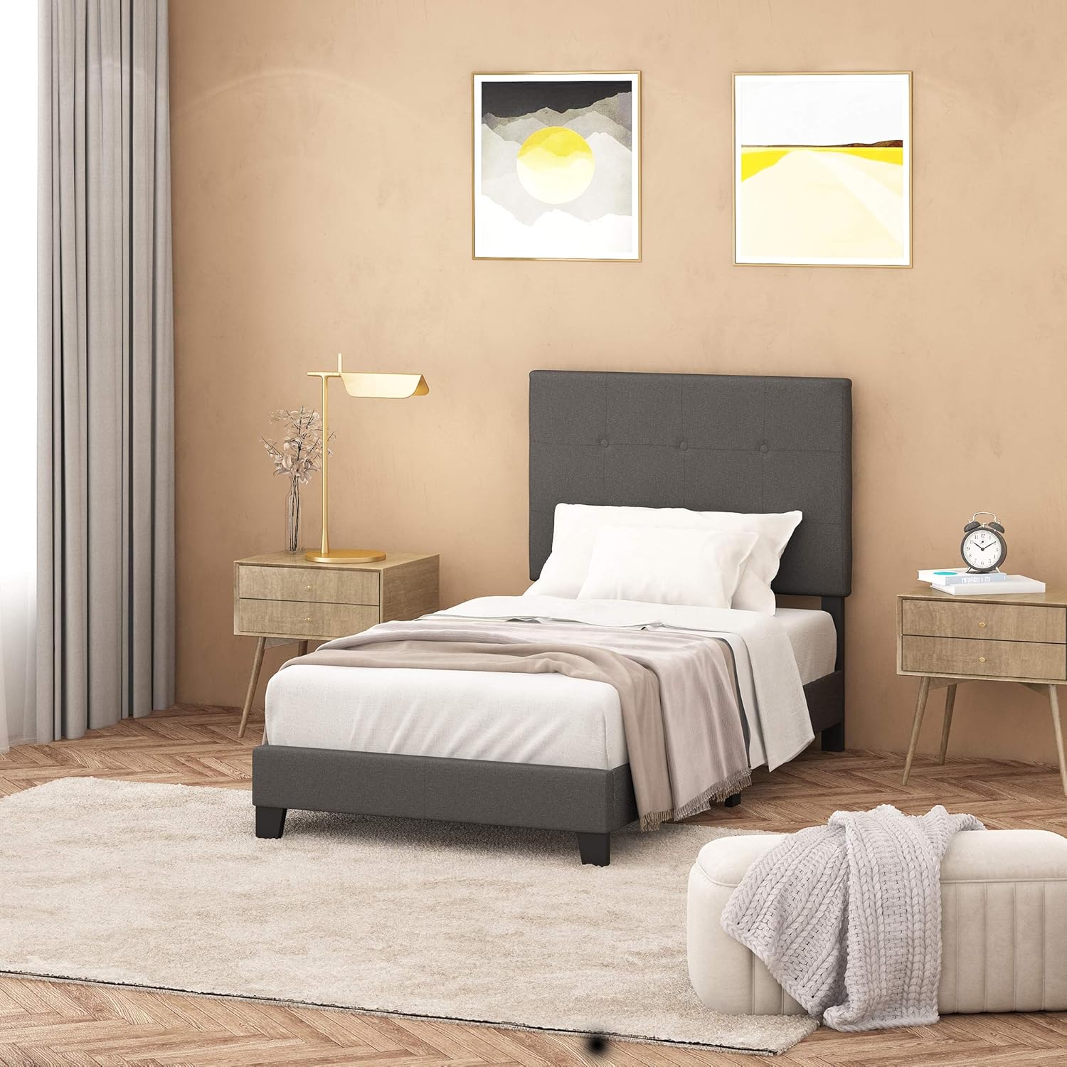Furinno Laval Bed Frame- Cali King - Gallery 16