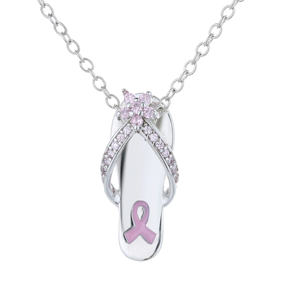 Breast Cancer Awareness Necklace - Gallery 3