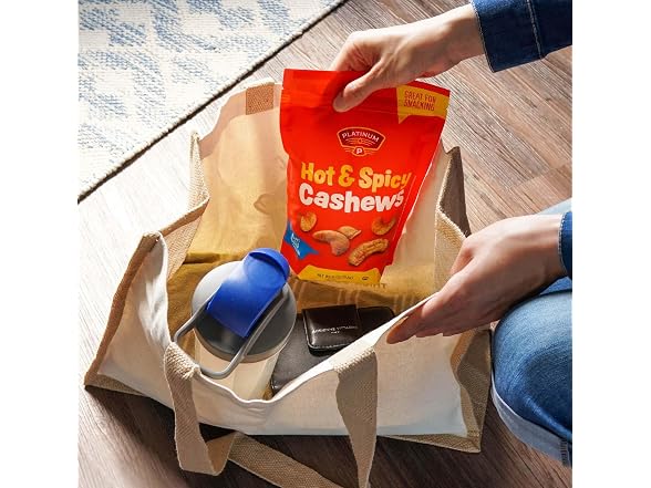 Platinum’s Hot & Spicy Cashews, 11 Oz