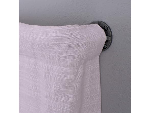 Decopolitan Industrial Curtain Rod Black