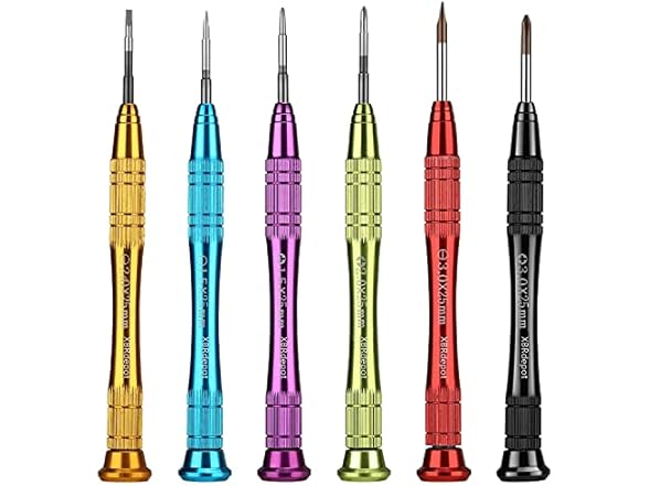 Flat Phillips Screwdriver Set Glasses