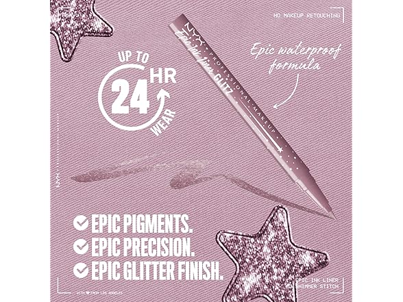 NYX PROFESSIONAL MAKEUP Epic Ink Glitz Liner Purple
