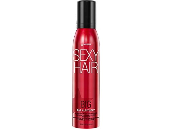 (2 Pack) SexyHair Big Attitude Bodifying Blow Dry Mousse, 6.8 oz
