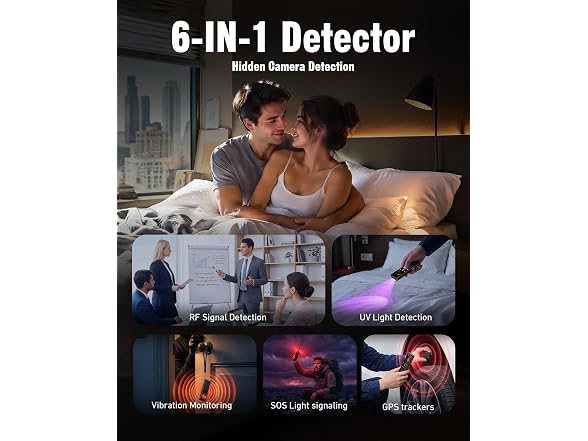 Hidden Camera Detector 6-in-1 Multi Purpose