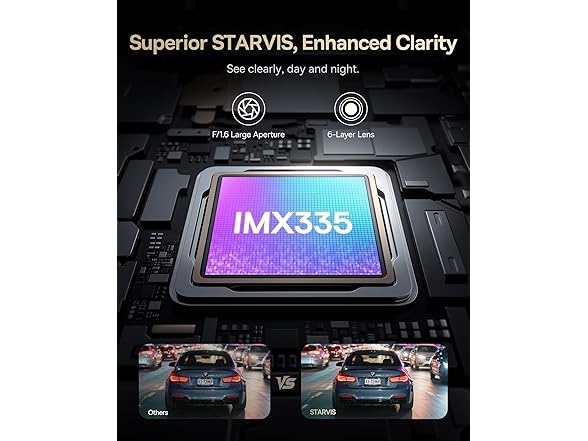 Baseus VD1 Pro Solar Dash Cam | 4K+1080P