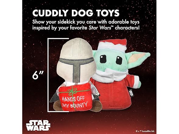 STAR WARS for Pets 6" Holiday 2Pc Set