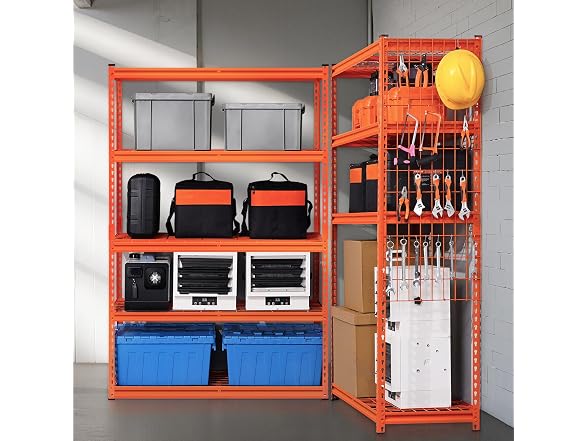 Storage Shelves 5 Tiered 2500 lbs