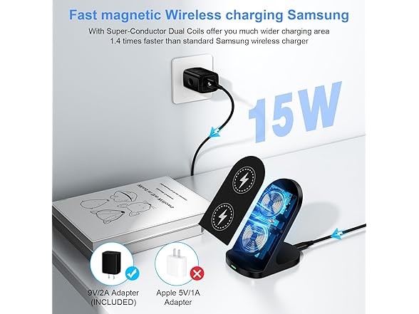 Sicodo Wireless Charger for Samsung