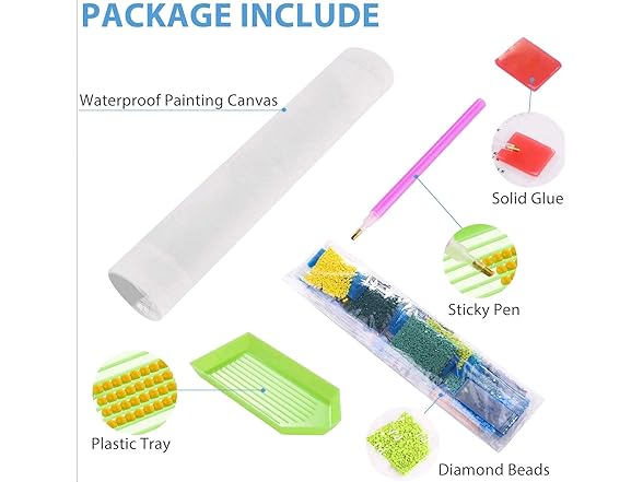 Full Drill Cartoon Girl Bathing Square 