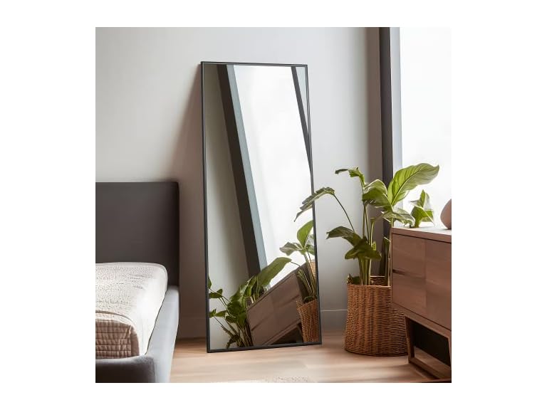 NeuType Full Length Mirror Hanging or Leaning Against Wall