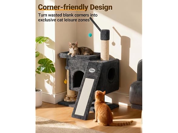 PetDance Eco-Wood Cat Tree Tower - Gallery 5
