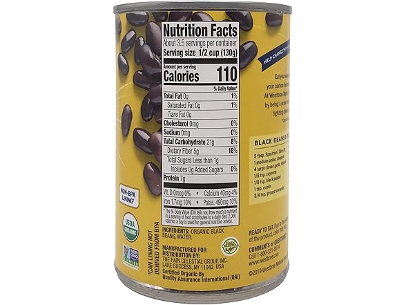 Westbrae Natural Vegetarian Organic Black Beans