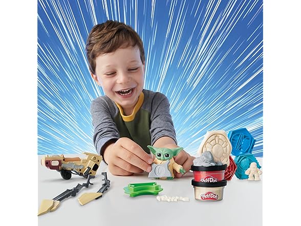 Play-Doh Star Wars: The Mandalorian Launching Speeder Playset