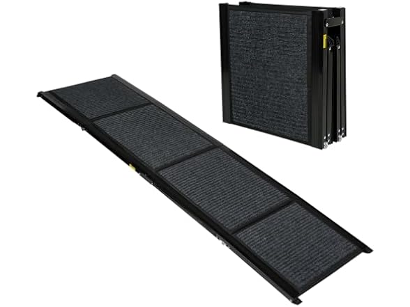 Ashfield & Harkness: Felt Dog Ramp - 71 x20, Black