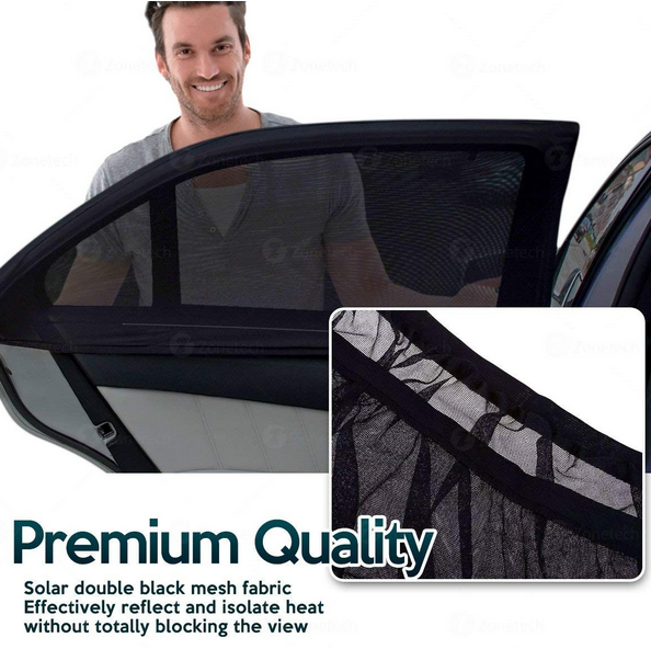 Zone Tech SS0014 Mesh Side Window Shade Set of two - Gallery 10