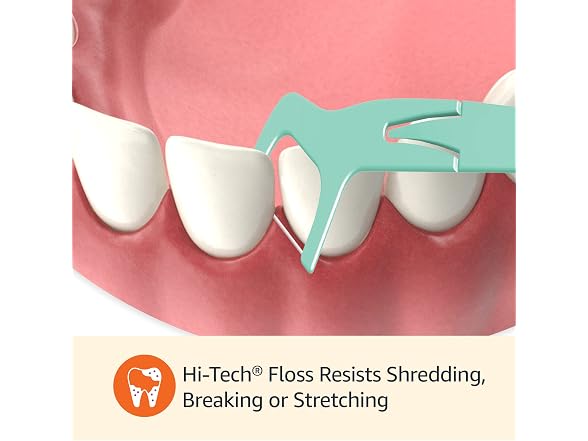 Amazon Basics Mint Dental Flossers, Shred