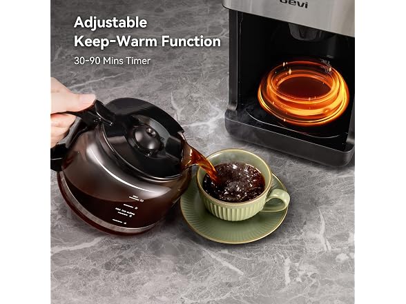 Gevi 10-Cup Grind & Brew Coffee Maker