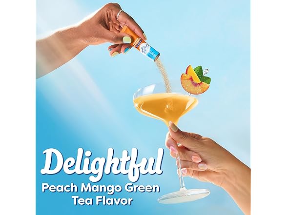 Crystal Light Drink Mix, 10 Packets, Peach Mango