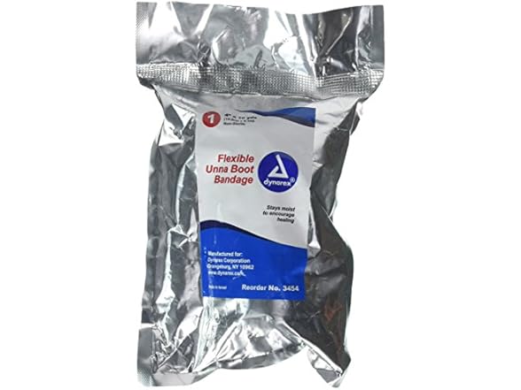 Dynarex Unna Boot Flexible Non-Sterile Bandage 4" X10YD