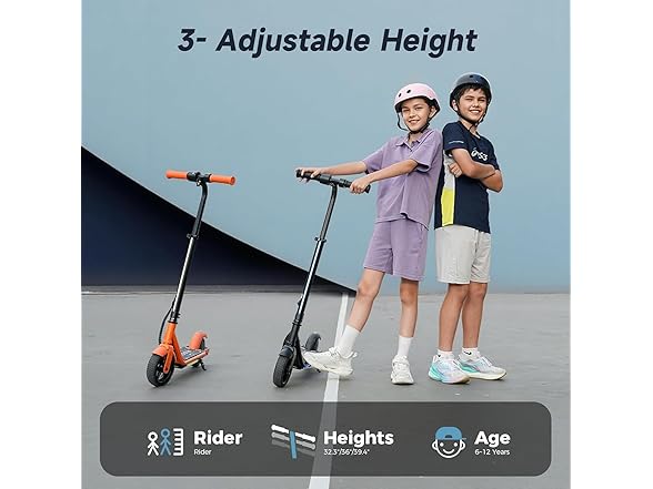 escoone Electric Scooter | 150W Motor | 3/6/10 MPH - Gallery 6