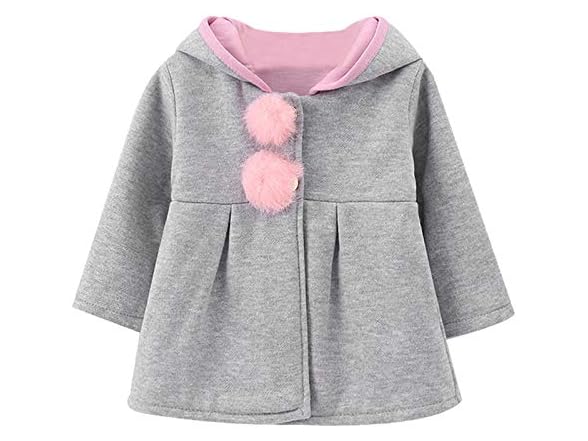 Yagata Girls (6-12 MOS) Toddler Baby Bunny Coat