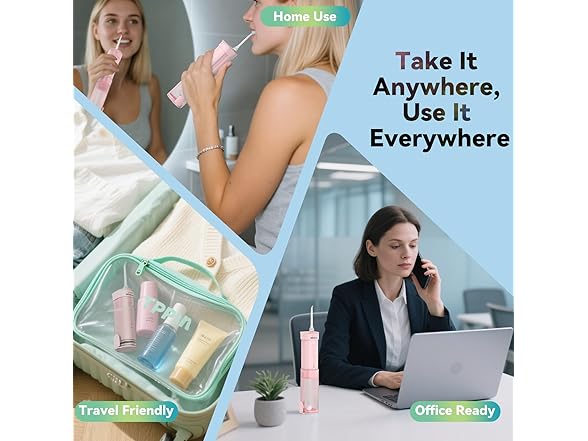 wellleo Mini Water Flosser for Teeth