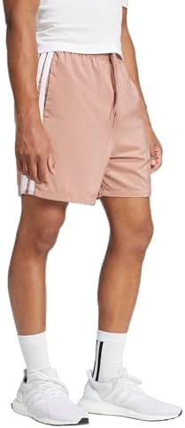 adidas Men's Essentials 3-Stripes Chelsea 7-Inch Sportswear Shorts, Warm Clay/White, 3X-Large