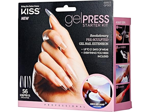 KISS GelPress Professional Gel Nail Starter Kit