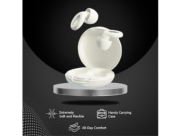 Ear Plugs for Sleeping Noise Cancelling, White