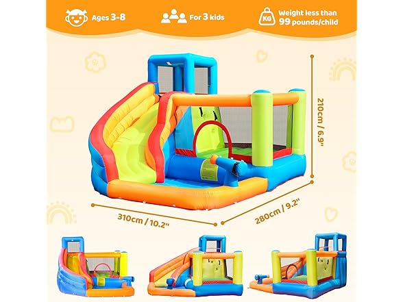 Combo Bounce House Water Slide