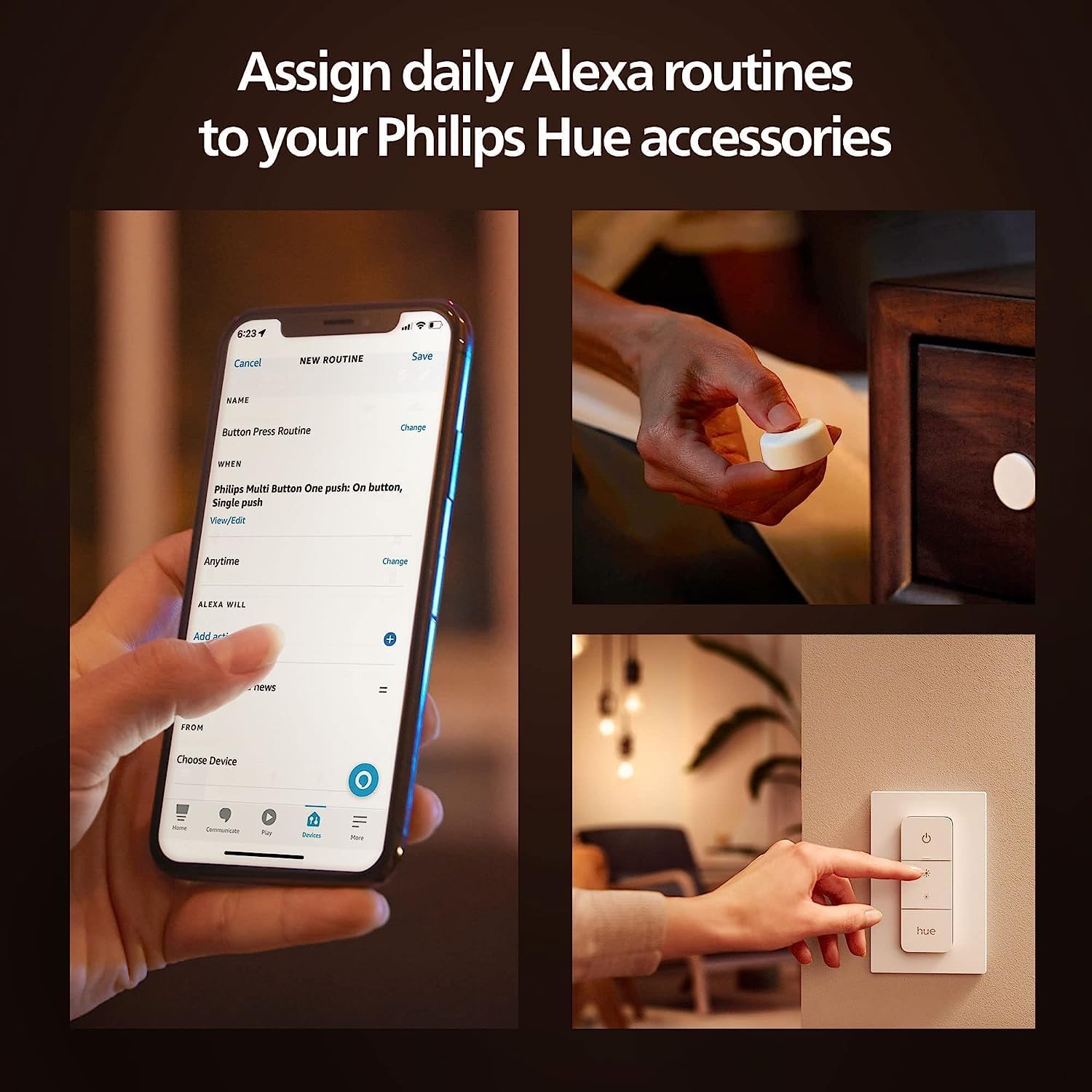 Philips Hue Smart Dimmer Switch with Remote, White - Gallery 15