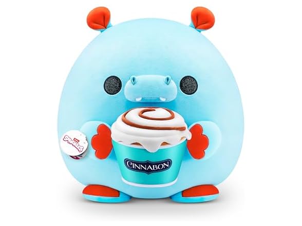 Snackles Cinnabon Hippo Super Sized 14 inch Plush