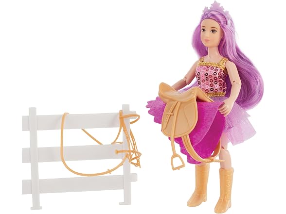 Lyra - Unicorn Rider with Tack