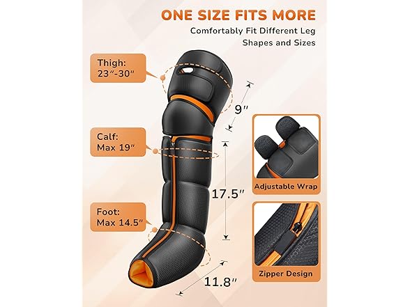 Leg Massager with Heat and Compression