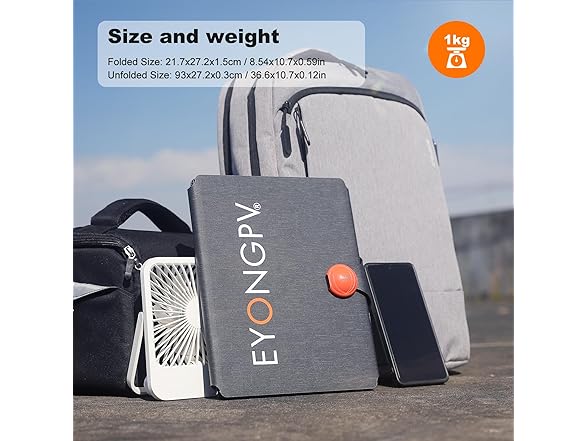 36W Portable Solar Panel USB-C Output - Gallery 7