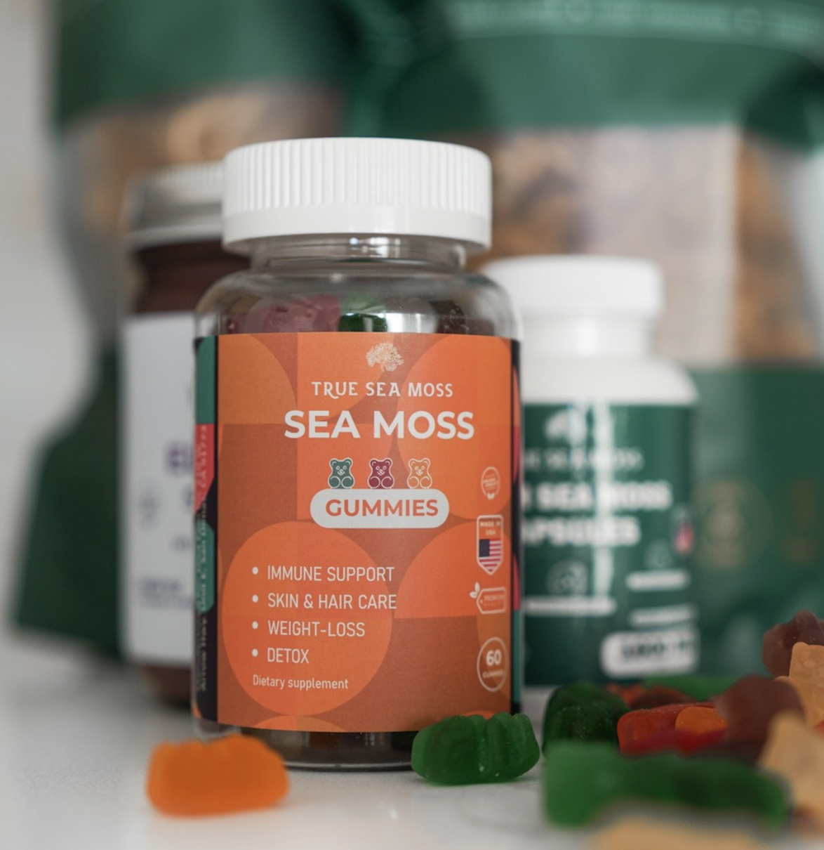 2pk TrueSeaMoss Sea Moss/Elderberry Gummies Combo - Gallery 9