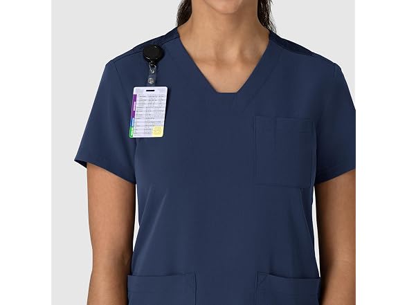 Wink Women (XS) Flex-n-reach V-neck Scrub Top