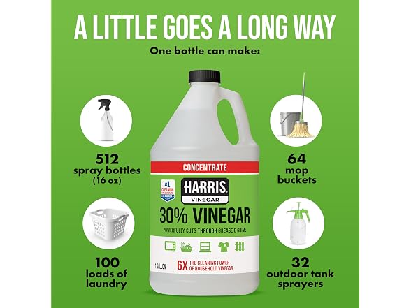 HARRIS 30 Percent Vinegar Concentrated Cleaner